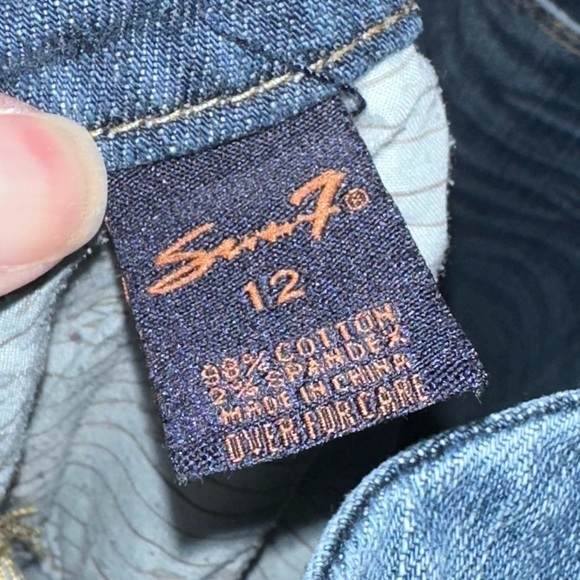 Seven7 Women's Bootcut Leg Blue Jeans - Picture 7 of 10